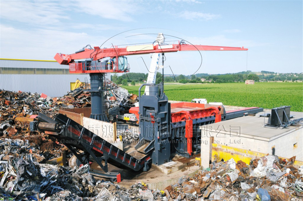 Hydraulic gantry shears