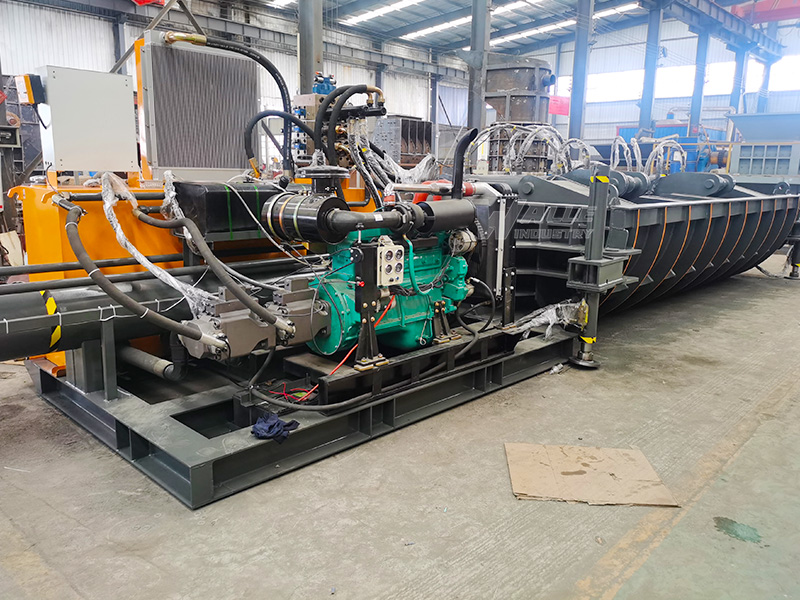 The Role Of Horizontal Hydraulic Scrap Car Baler In The Recycling Of Scrap Cars