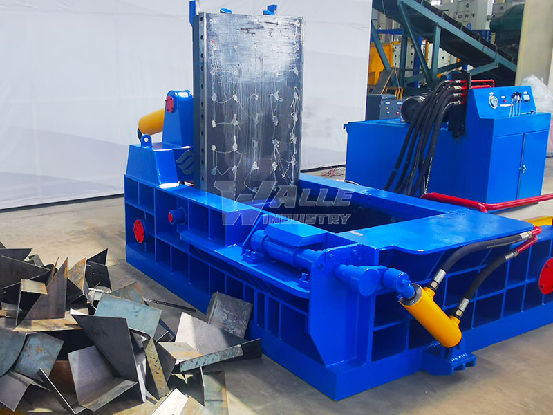 Heavy Duty Scrap Steel Baling Press | Automatic Hydraulic Metal Baler Machine