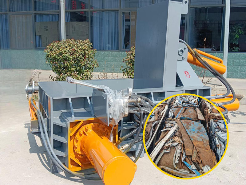 Hydraulic Scrap Iron Sheet Baler | Industrial Metal Sheet Baling Press Machine