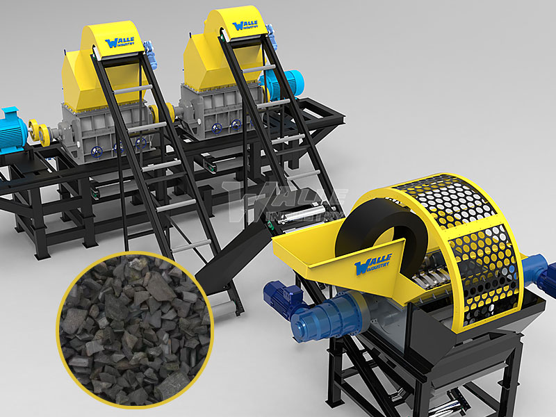 Rubber Shredder Machine | High Efficiency Industrial Waste Rubber Recycling Shredding Equipment