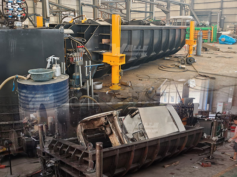Scrap Car Baler Machine | High Density Hydraulic Elv Car Body Baling Equipment