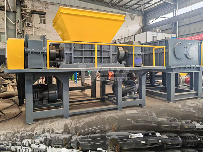 Scrap Car Shredder Machine Automatic Vehicle Metal Shredding Equipment
