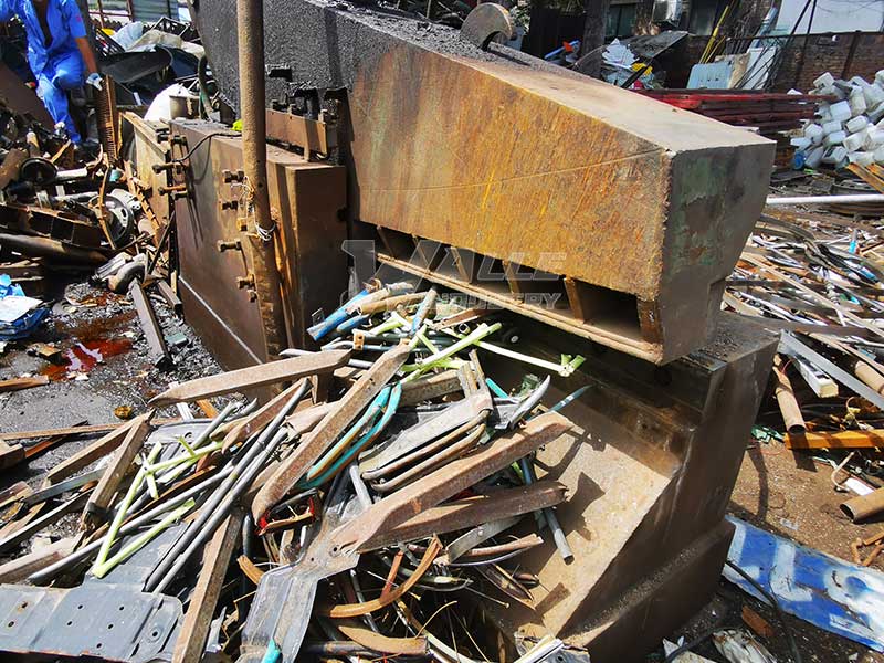 Steel Pipe Shearing Machine | High Efficiency Hydraulic Steel Tube Shear For Metal Recycling