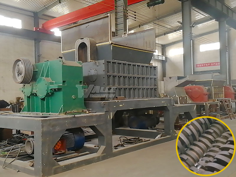 Four Shaft Shredder | Industrial Heavy Duty Scrap Metal Shredding Machine
