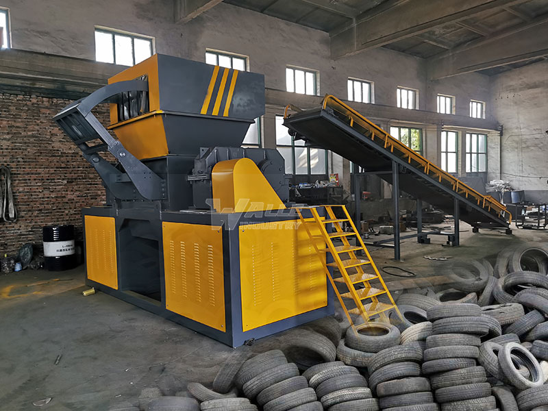 Tire Shredder | Industrial Waste Tire Recycling Processing Equipment