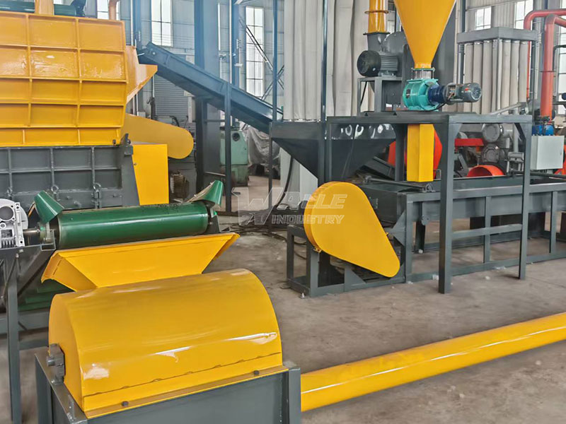 Automatic Waste Tire Recycling Line: Commercial Tire Processing Machinery